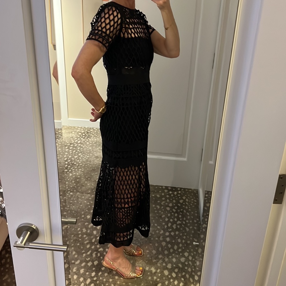 Self-Portrait peekaboo dress - Picture 5 of 10